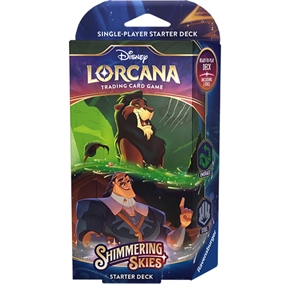 Shimmering Skies - Starter Deck - Emerald & Steel - Disney Lorcana